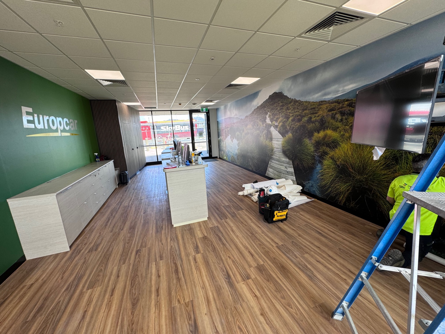 Europcar Hobart completed internal fitout