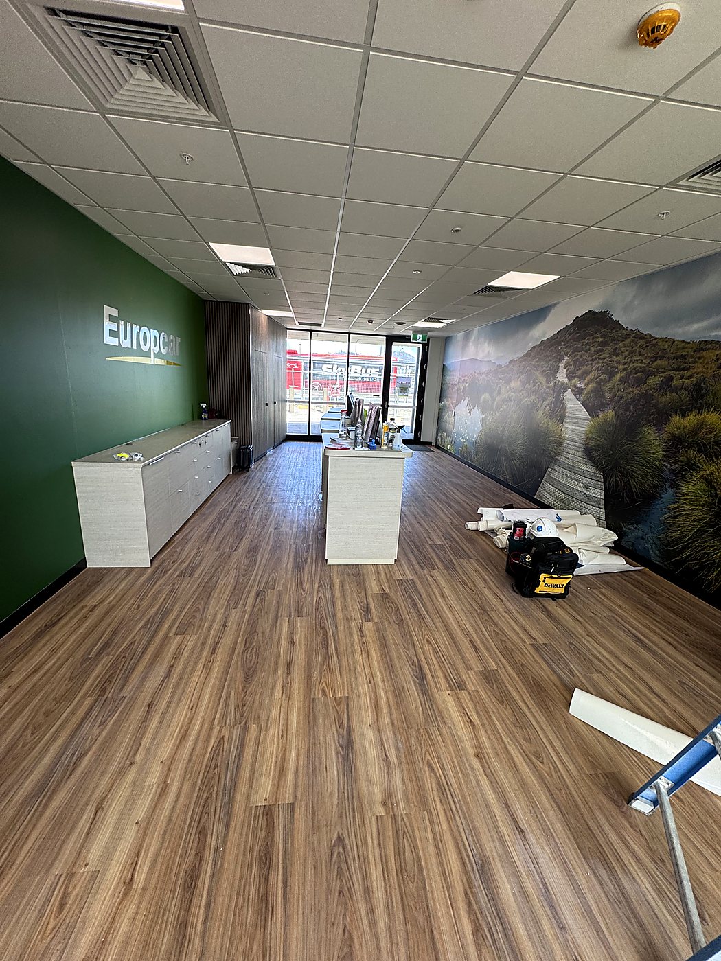 Europcar Hobart Airport fitout